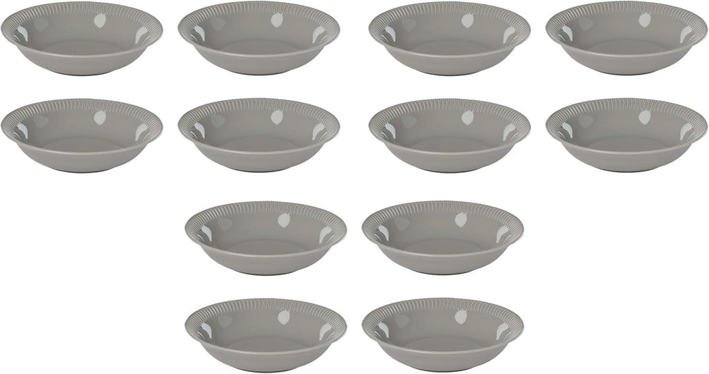 Lenox Gray Profile Stoneware 4-Piece Pasta Bowl Set, 4.90 LB (Pack of 3)