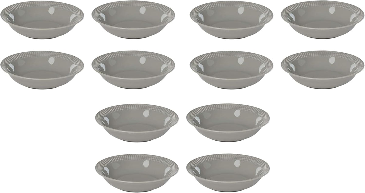Lenox Gray Profile Stoneware 4-Piece Pasta Bowl Set, 4.90 LB (Pack of 3)