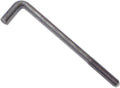 Hard to Find Fastener Hot Dip Galvanized Anchor Bolts, Sturdy Steel Anchors for Concrete, Cement, Asphalt in Construction, 1/2-13 x 24', Pack of 25