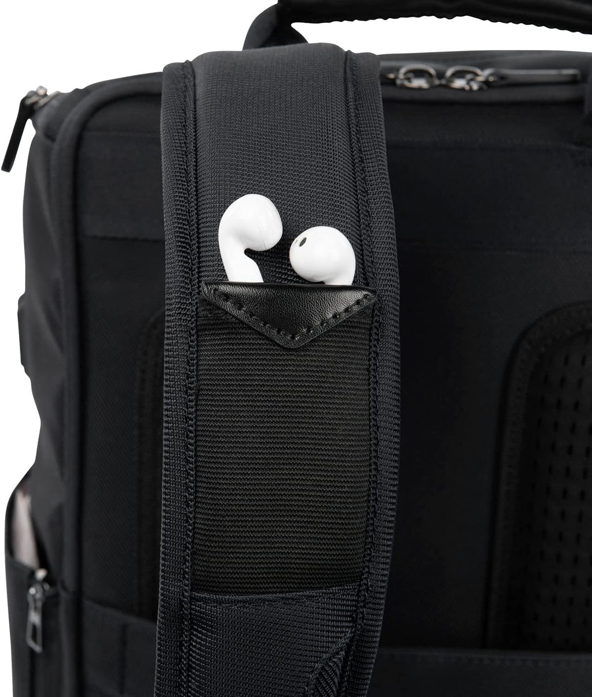 Travelpro Crew Executive Choice 3 Medium Top Load Backpack fits up to 15.6 Laptops and Tablets, USB A and C Ports, Men and Women, Jet Black