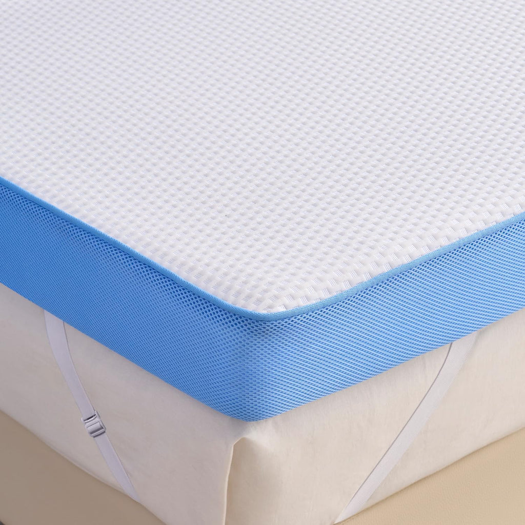 Extra Firm Mattress Topper King Size, 2026 Upgraded 4 Inch Firm High Density Memory Foam Bed Topper for Back Pain Relief, Cooling Gel + Bamboo Charcoal Mattress, CertiPUR-US, Washable Cover