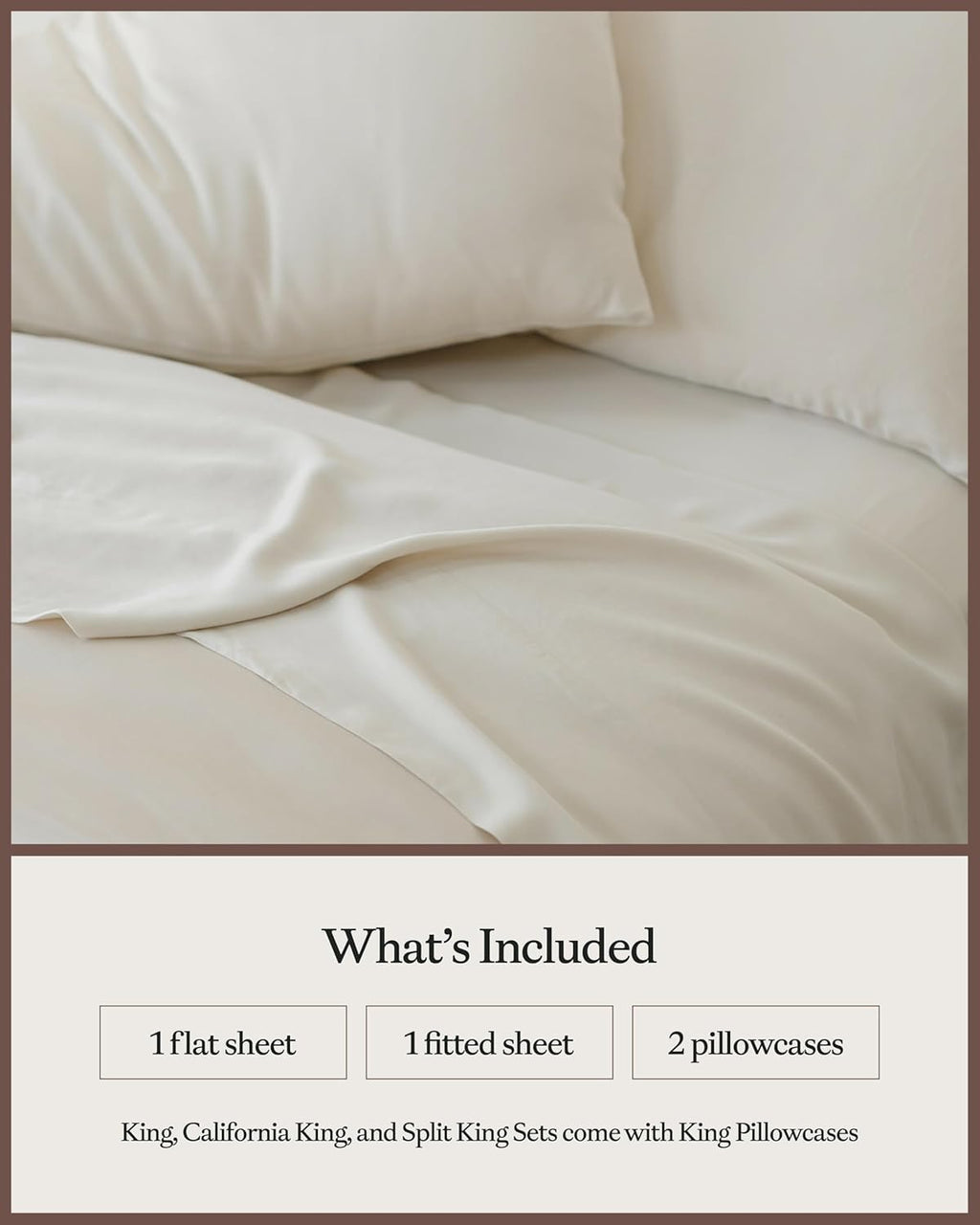 Cozy Earth Luxury Bed Sheet Set - 100% Viscose from Bamboo Fabric, Ultra-Soft & Breathable, Fits Regular & Deep Pocket Mattresses up to 20' - 4 Pieces Queen Sheet Set Oat