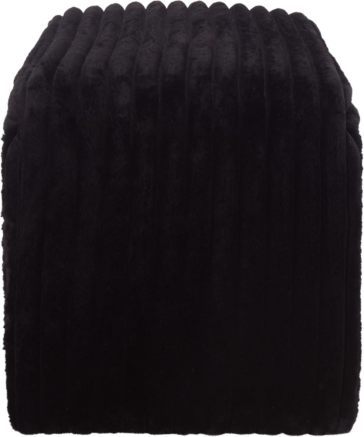 SAFAVIEH Home Collection - Arihana Curved Waterfall Bench, Black Upholstered Seating (BCH6405A)