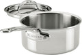 Hestan ProBond Luxe 1.5-Quart Saucepan with Lid, Professional Clad Stainless Steel, ProCore Tri-Ply Clad Construction, Polished Exterior, Induction & Oven Safe
