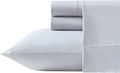 Vera Wang – Queen Sheet Set, 100% Egyptian Cotton Percale Bed Sheets with a Smooth & Crisp Feel, Deep Pockets, Bedding with Matching Fitted Sheet & Pillowcases (Blue)