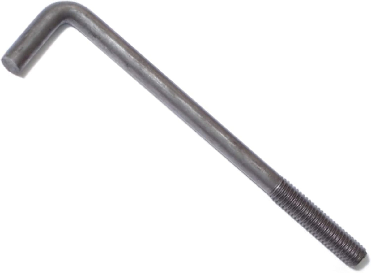 Hard to Find Fastener Hot Dip Galvanized Anchor Bolts, Sturdy Steel Anchors for Concrete, Cement, Asphalt in Construction, 1/2-13 x 14, Pack of 25