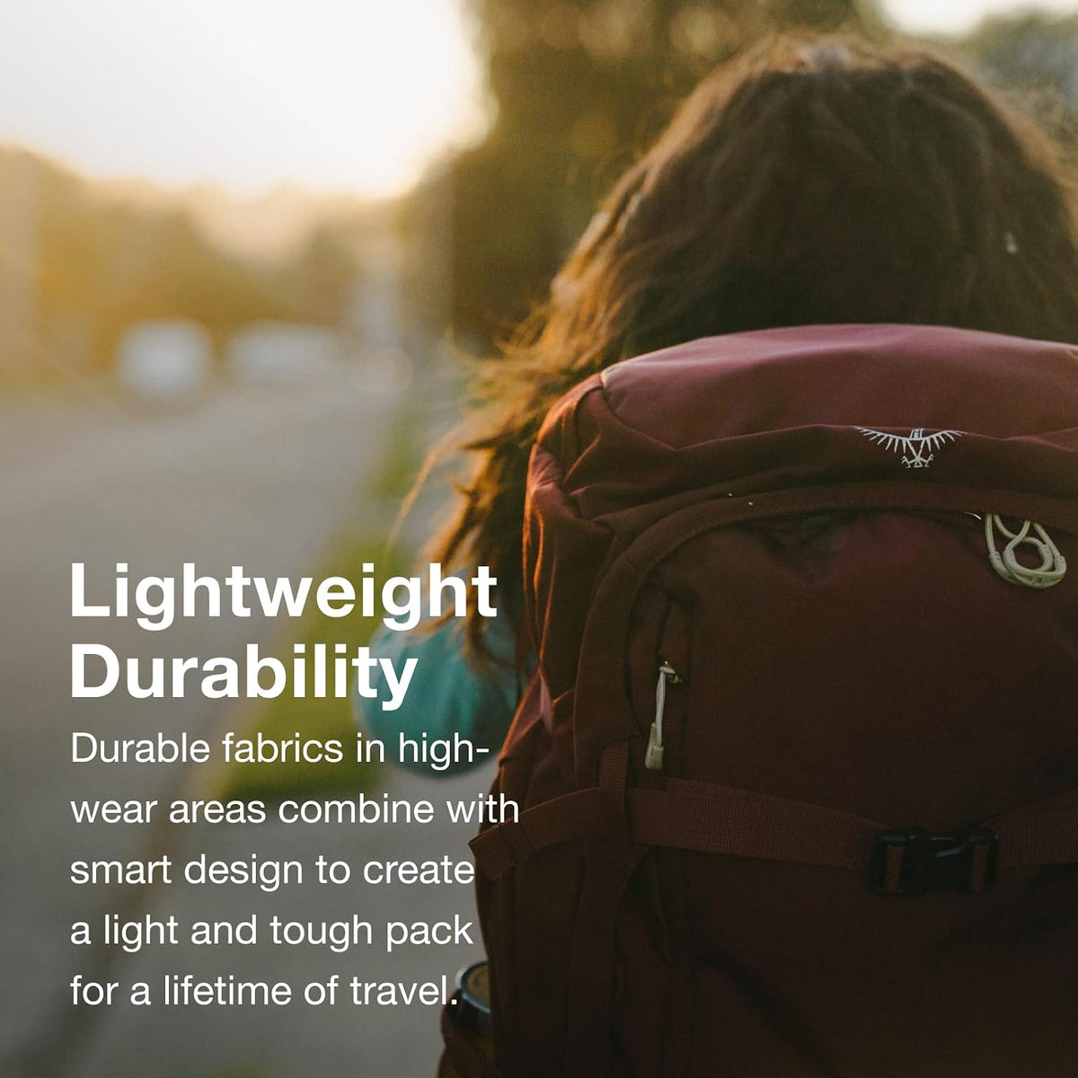 Osprey Fairview 40L Women's Travel Backpack, Zircon Red