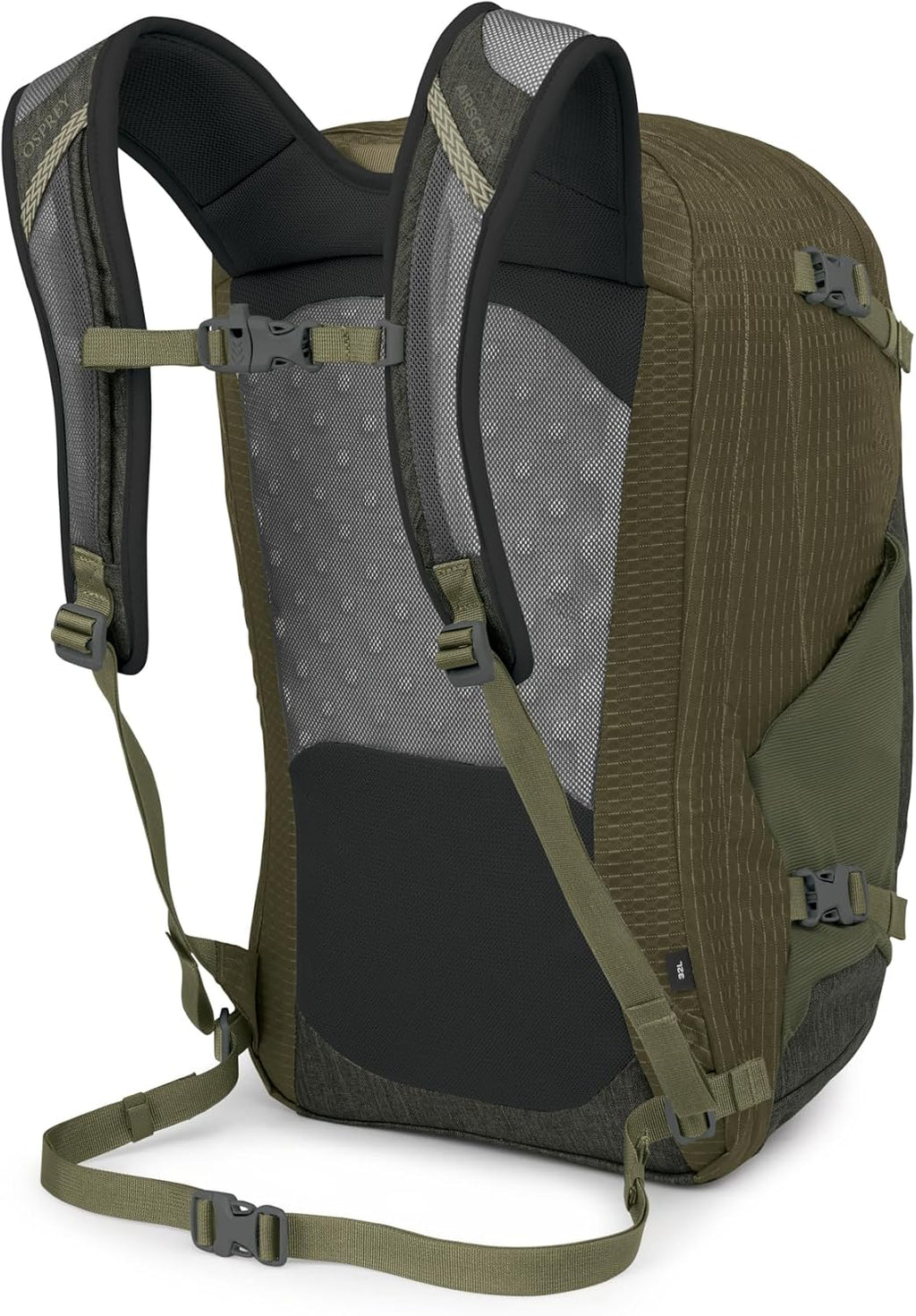 Osprey Nebula Commuter Backpack - Everyday Bag with Laptop Sleeve and Bottle Pockets, Moss Green/Earl Grey Heather