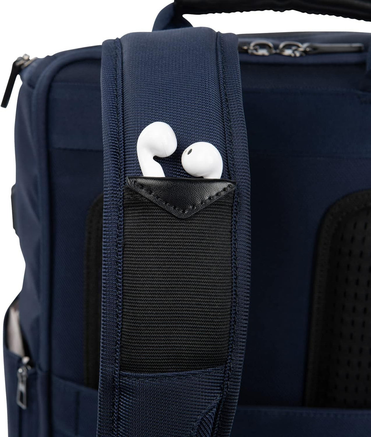 Travelpro Crew Executive Choice 3 Medium Top Load Backpack fits up to 15.6 Laptops and Tablets, USB A and C Ports, Men and Women, Patriot Blue