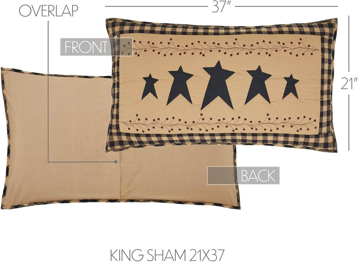 VHC Brands Pip Vinestar 3 Piece Quilt Set (1 California King Quilt, 2 King Shams)