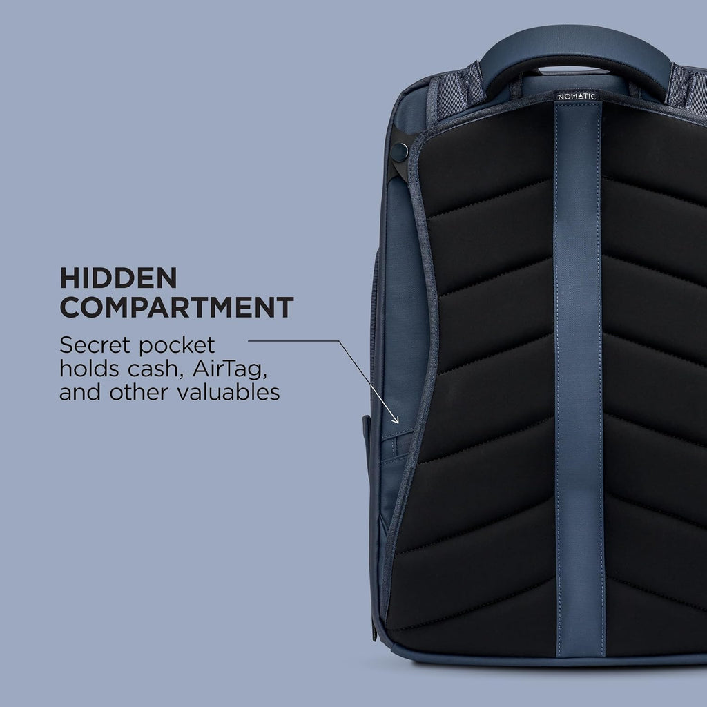 NOMATIC 20L Travel Pack - Mens Travel Backpack - Expandable to 30L - Water Resistant Daypack - TSA-Ready - Lightweight Business Traveling Backpack for Men - 16' Laptop Compartment