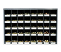 3760 Piece Bolt Bin Kit Grade 8 Nut Bolt Washer Assortment, Hex Head Cap Screws, Flat and Lock Washers 40 Hole Bin