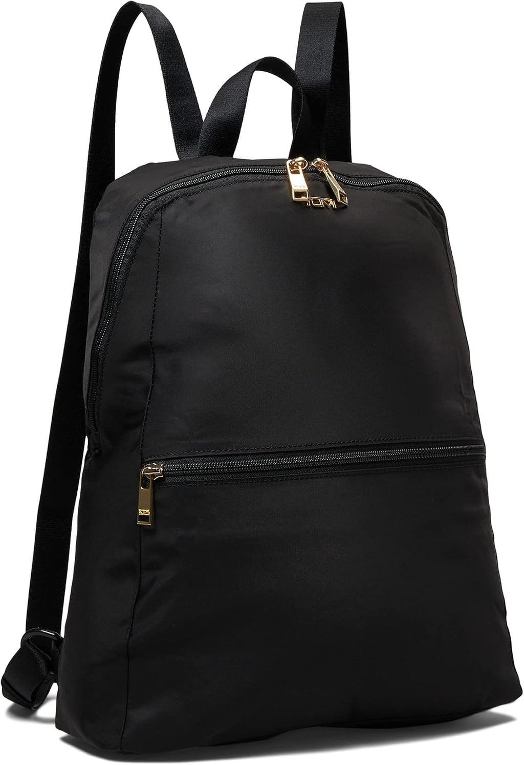 TUMI - Just In Case Foldable Backpack - Lightweight, Compact Travel Backpack - For One Bag Travel - 15.5' X 12.3' X 4.5' - Black with Gold Hardware