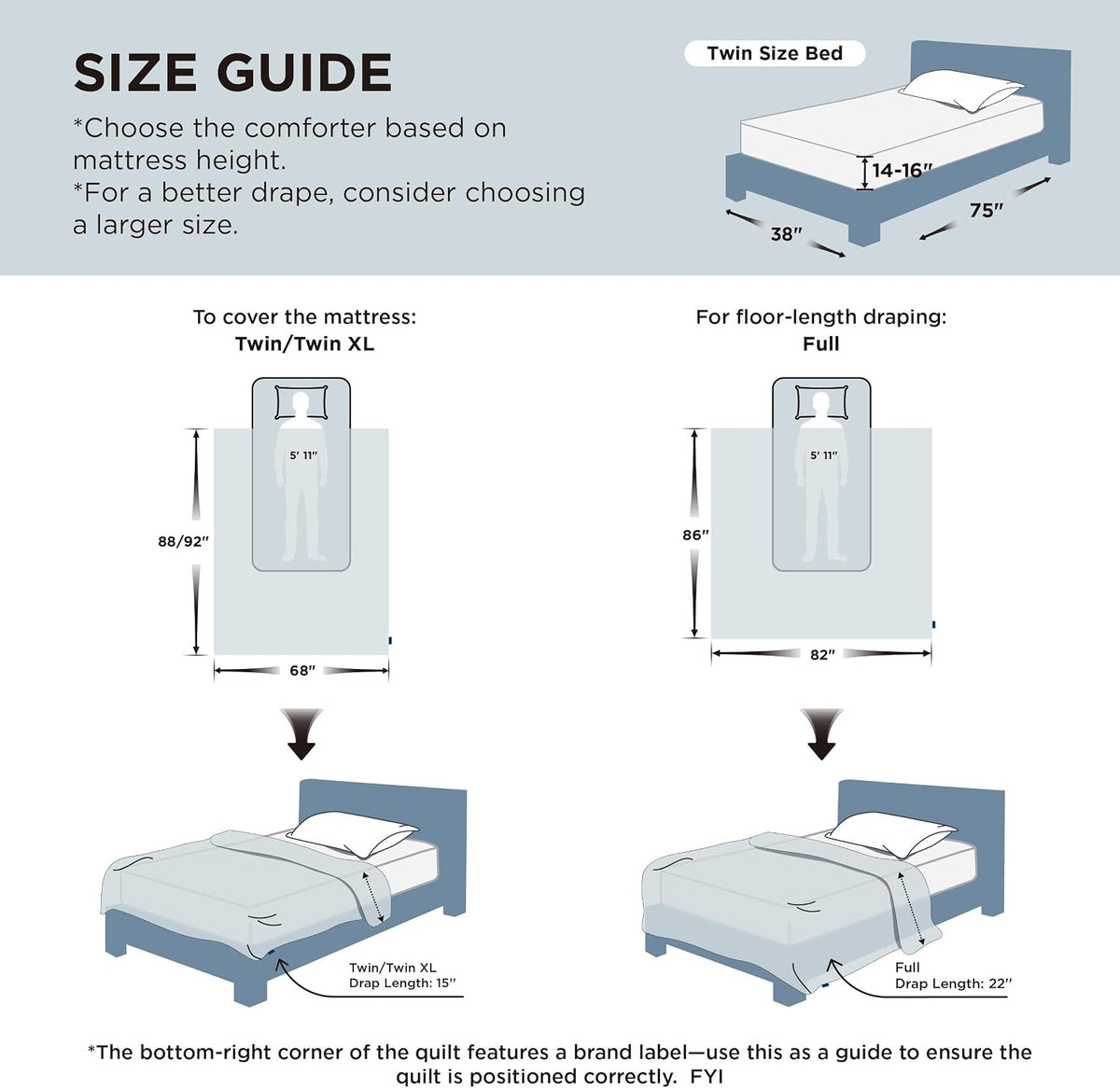 Bedsure Cooling Comforter Twin - Cooling Blankets for Hot Sleepers, Lightweight Comforter for Summer with Dual-Sided Cool Tech, Soft Breathable Cold Blanket for Sleeping, Grey, 68x88 Inches