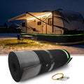 Easy Installation Rv Skirting for Winter, 5th Wheel Camper Skirting, Heavy Duty Polyester Fiber & Stainless Steel Mesh, Rv Cover for Travel Trailer Mobile Convenient Storage L: 39ft