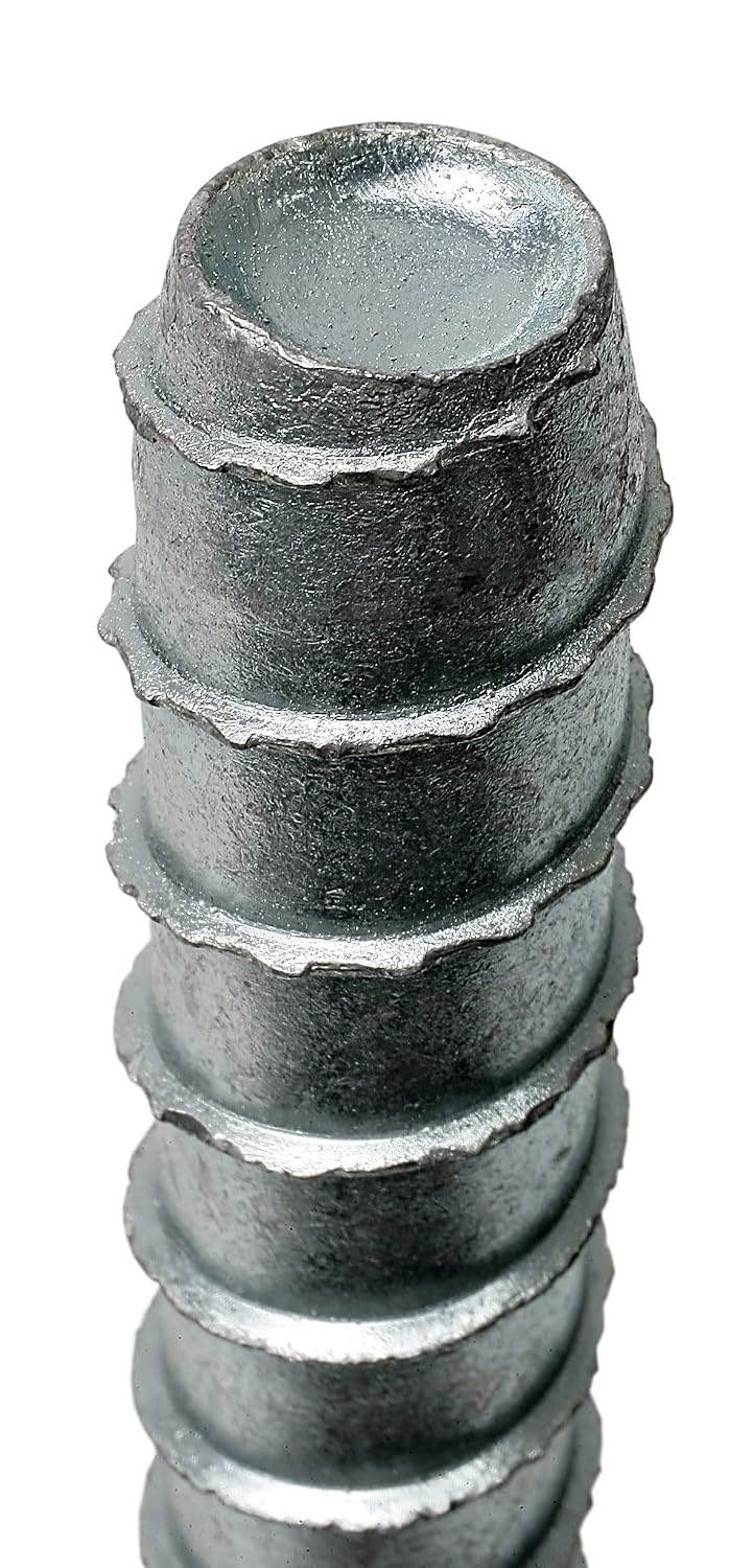 Simpson Strong-Tie THDB62100H 5/8 Inch x 10 Inch, Hex Washer Head, Zinc Plated Titen HD Heavy-Duty Screw Anchor for Concrete, Easy Installation (Pack of 10)