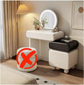 Vanity Table Set ，Modern Makeup Vanity Table，Storage Drawer Home Furniture Bedroom Wooden Makeup Dressing Table.(Black,Ordinary_60CM)