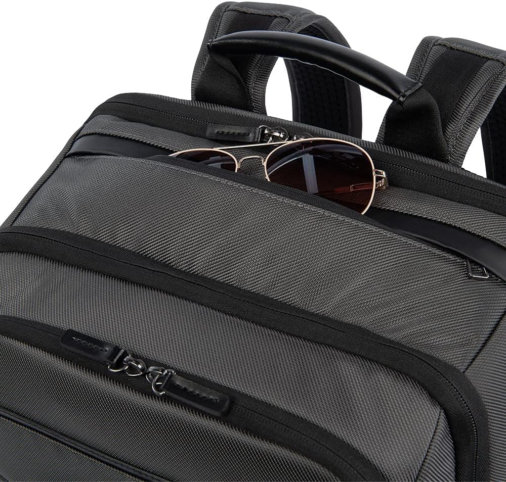 Travelpro Crew Executive Choice 3 Large Backpack Fits Up to 15.6 Laptops and Tablets, USB a and C Ports, Men and Women, Titanium Grey