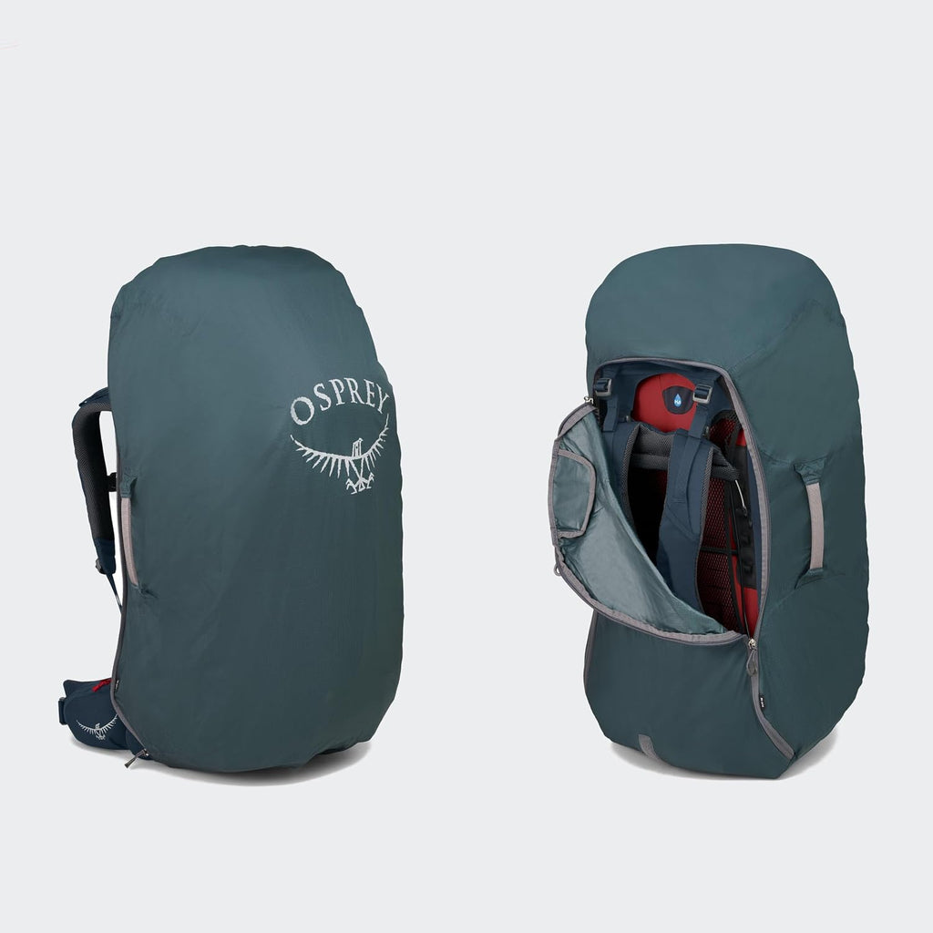 Osprey Farpoint Trek 75L Men's Travel Backpack, Muted Space Blue