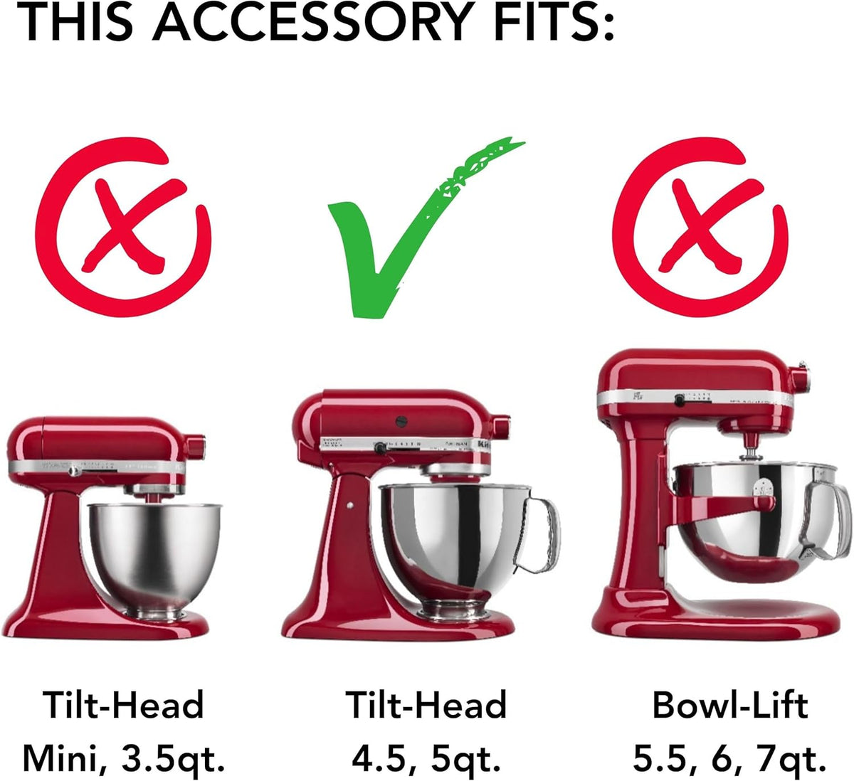 KitchenAid 5 Quart Stainless Steel Bowl for all 4.5-5 Quart Tilt-Head Stand Mixers KSM5SSBDR, Dried Rose