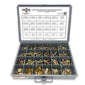 BoltsandNuts.com USA Made Grade 8 FINE Thread Hex Cap Bolts Screws, Finished Hex Nuts, Washers, Lock Washers Assortment Kit - 574 Pieces!