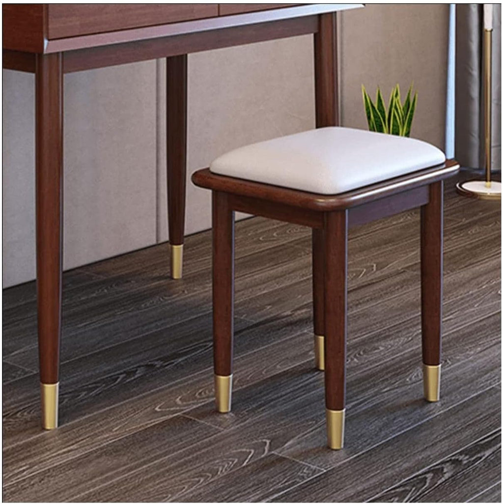 Stools, Leather Footstools, Vanity Benches, Piano Stool, Women Makeup Seat, Dressing Stools,Black