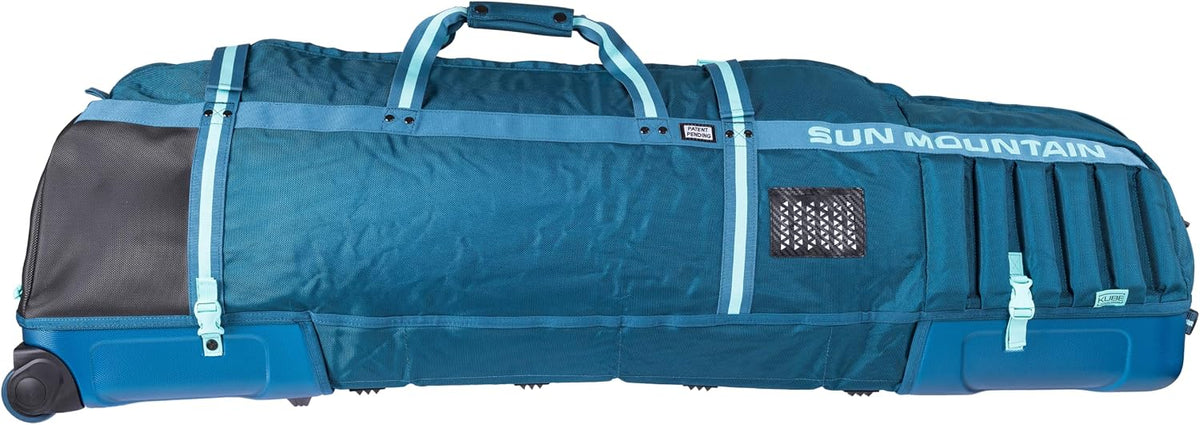 Sun Mountain Kube Golf Travel Bag, 2-Wheel Rolling System-Compact Storage Case