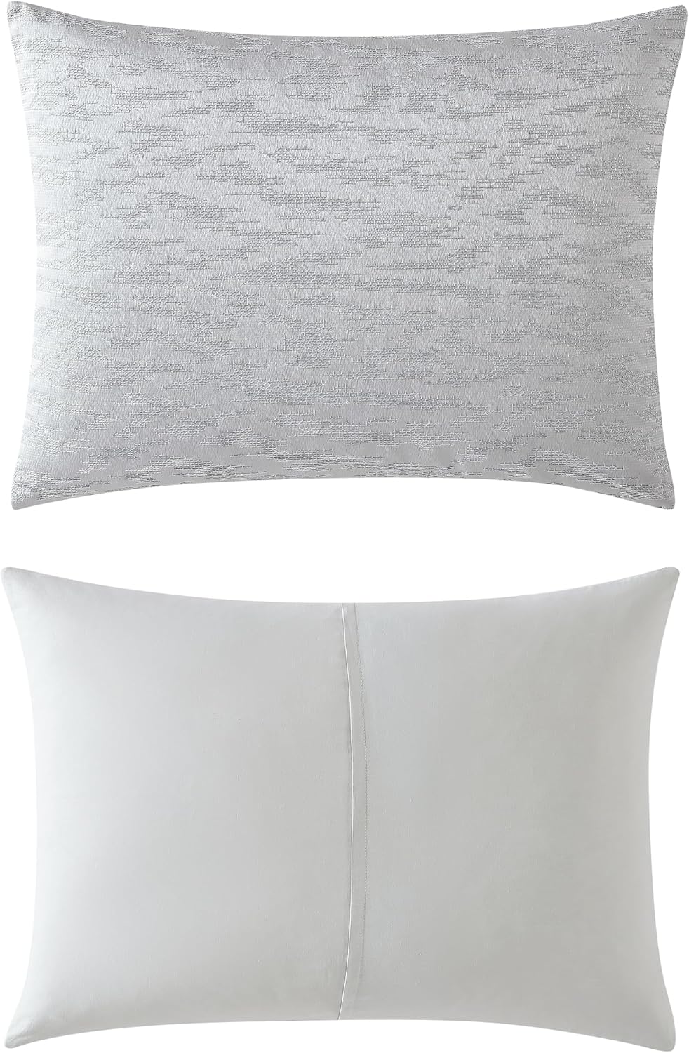 Vera Wang - King Comforter Set, Luxury Bedding Set with Matching Shams, Chic Room Essentials (Illusion Grey, King)