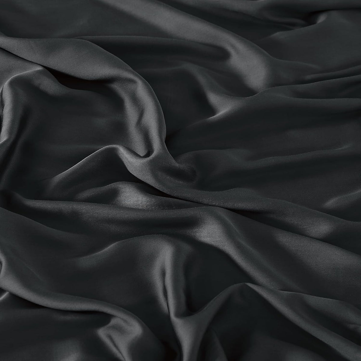 Brooklyn Loom 300 Thread Count 100% Rayon from Bamboo Charcoal 4 Piece Queen Sheet Set