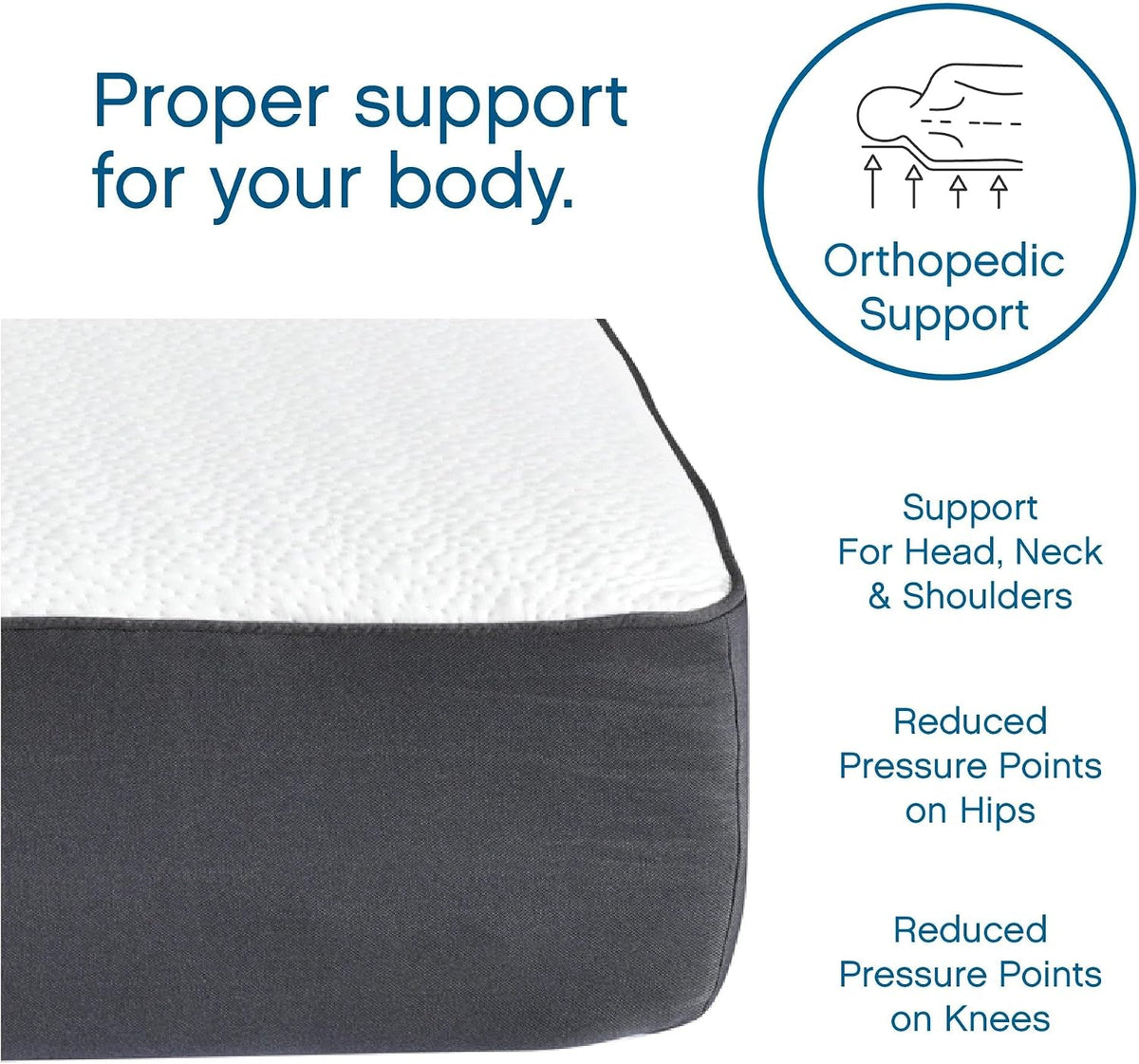 Classic Brands Cool Gel Chill Memory Foam 14-Inch Mattress with 2 BONUS Pillows |CertiPUR-US Certified |Bed-in-a-Box, Queen