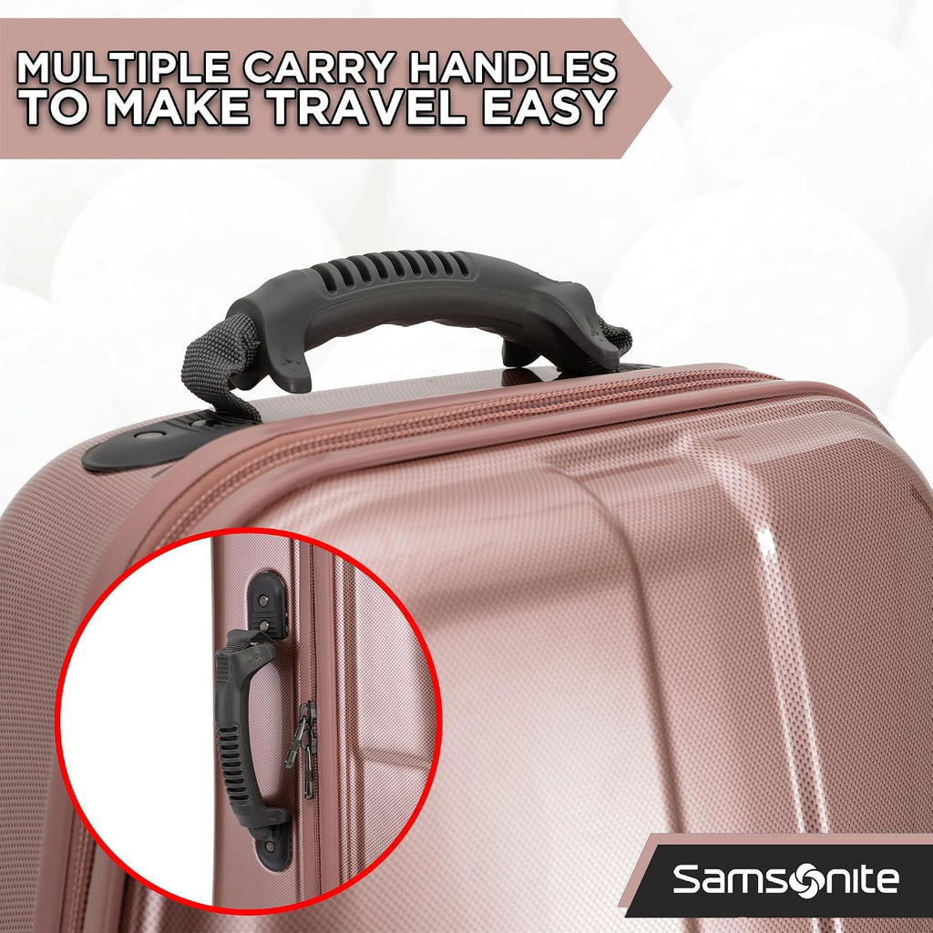 Samsonite Tour Deluxe Golf Hard Case Golf Travel Bag, Lightweight & Durable ABS Shell, 360 Degree Multi-Directional Wheels