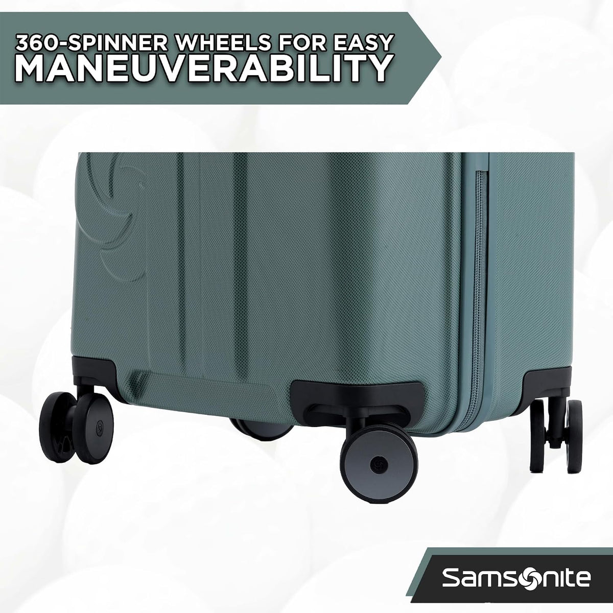 Samsonite Tour Deluxe Golf Hard Case Golf Travel Bag, Lightweight & Durable ABS Shell, 360 Degree Multi-Directional Wheels