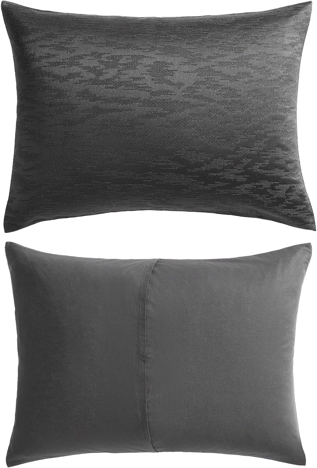 Vera Wang - King Comforter Set, Luxury Bedding Set with Matching Shams, Chic Room Essentials (Illusion Black, King)