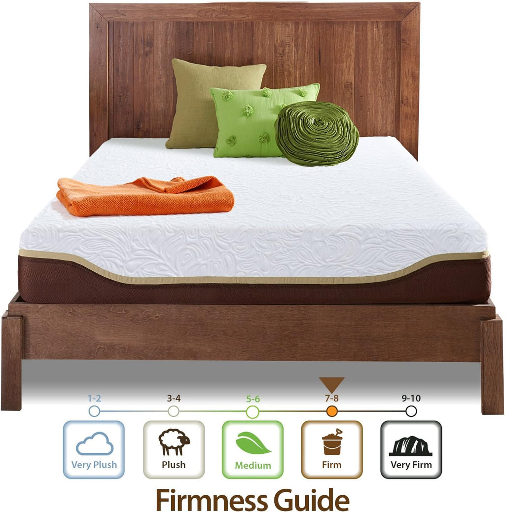 Live and Sleep Elite - RV Short Queen Memory Foam Mattress - Cooling Bed in a Box - Firm Support, CertiPUR Certified - Trailer/Camper/Trailer, Motorhome, RV Short Queen Size