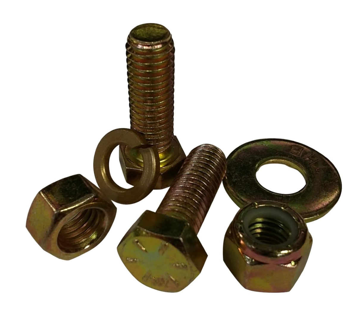5170 Piece Grade 8 USS Hex Head Cap Screw (Bolt), Nut, and Washer Assortment 1/4'-3/4' Coarse Thread Set