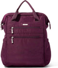 Baggallini City Scape Backpack - 15'x11' Lightweight Work Travel Bag w/Luggage Sleeve & RFID