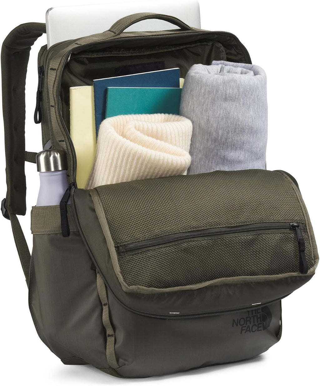 The North Face Base Camp Voyager Daypack, New Taupe Green/TNF Black-NPF, One Size