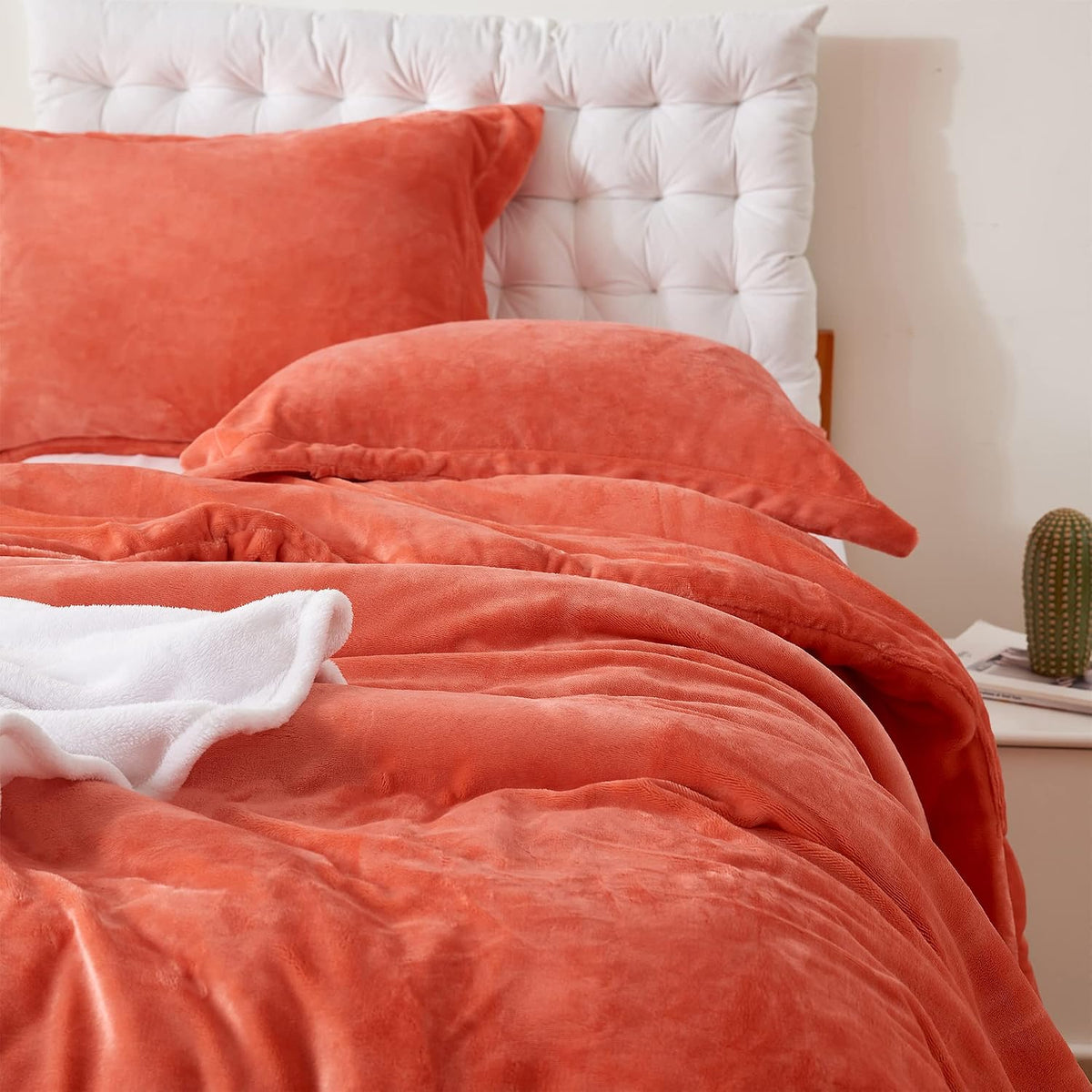 Byourbed The Original Plush - Coma Inducer® Twin XL Comforter - Living Coral