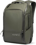 NOMATIC 14L Travel Pack - Mens Travel Backpack - Expandable to 21L - Water Resistant Daypack - TSA-Ready - Lightweight Business Traveling Backpack for Men - 15' Laptop Compartment