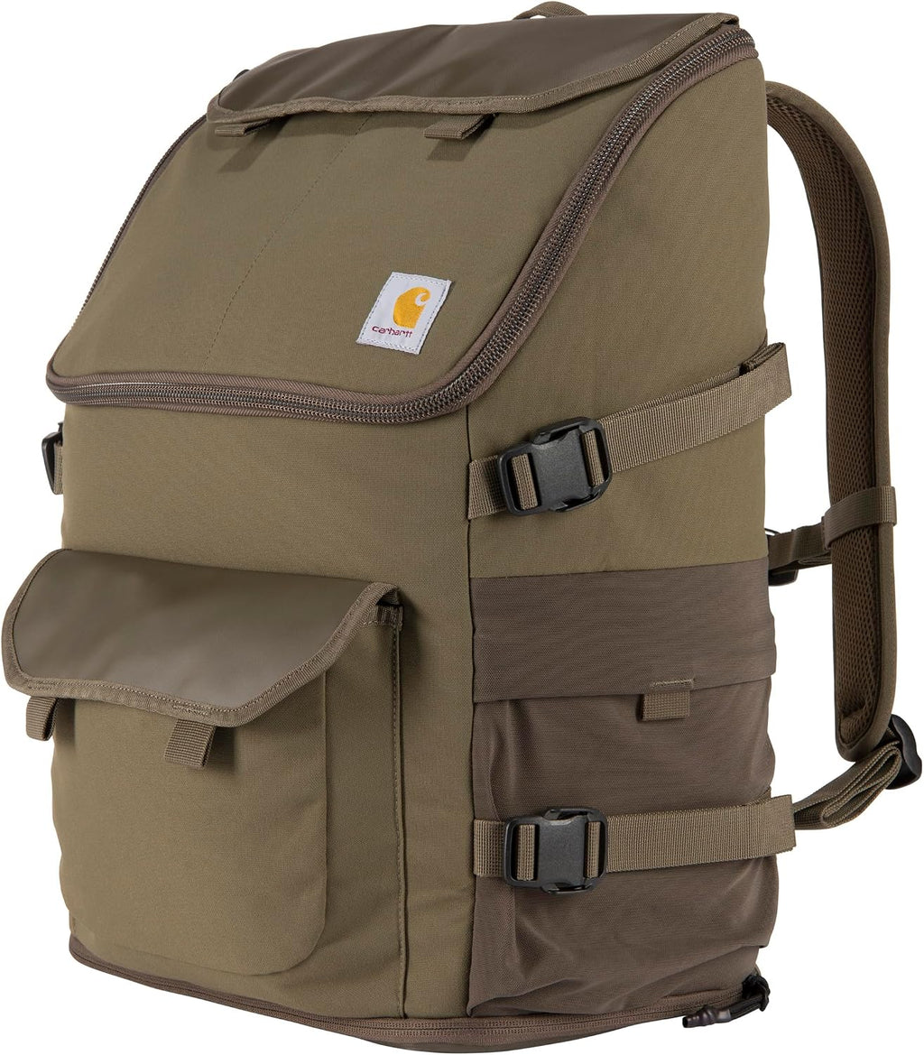 Carhartt 35L Nylon Workday Backpack, Durable Water-Resistant Pack with 15' Laptop Sleeve and Adjustable Shoulder Straps, Tarmac