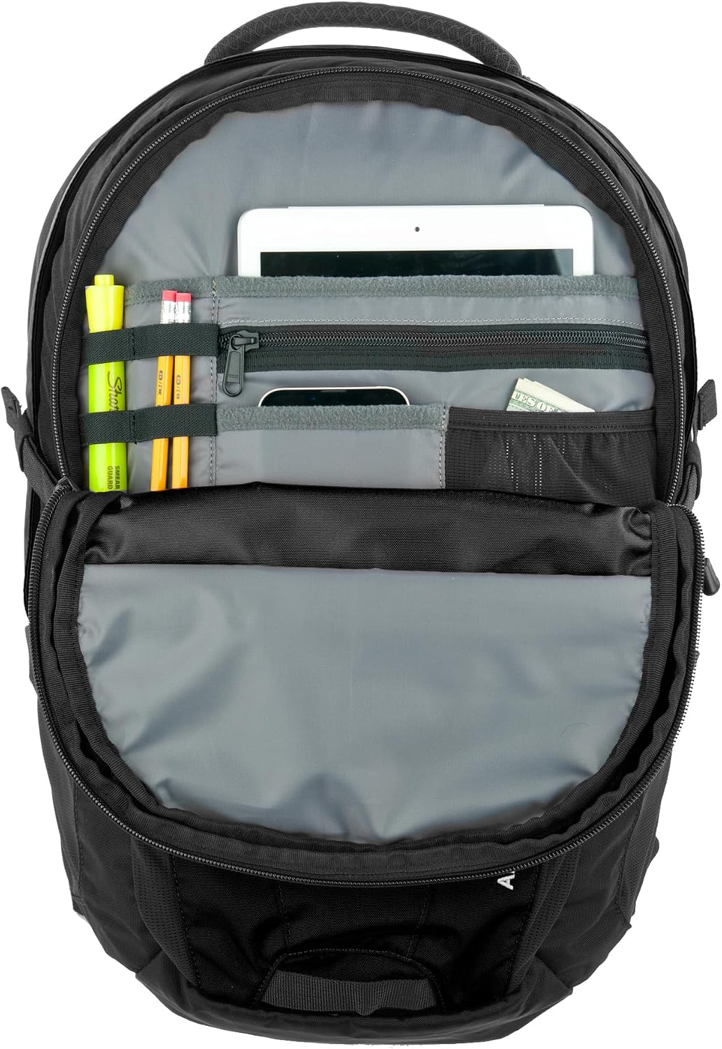 Eddie Bauer Adventurer Backpack with Organization Compartments and Hydration/Laptop Compatible Sleeve, Adventurer - Black, 30L