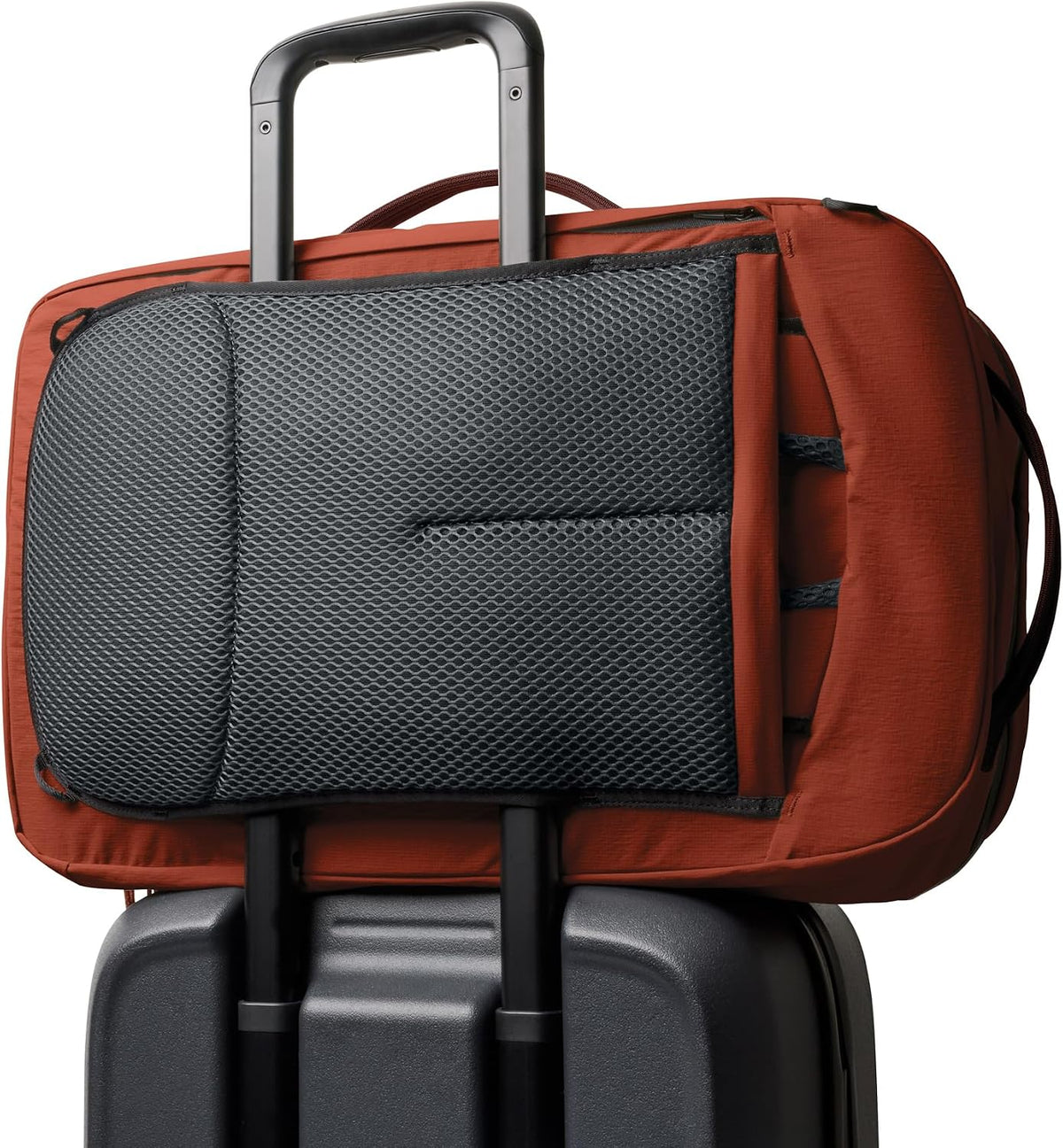 Bellroy Lite Travel Pack 38L (carry-on backpack, large travel backpack for international travelers, with laptop pocket, interior packing cells and tuck-away shoulder straps) - Clay