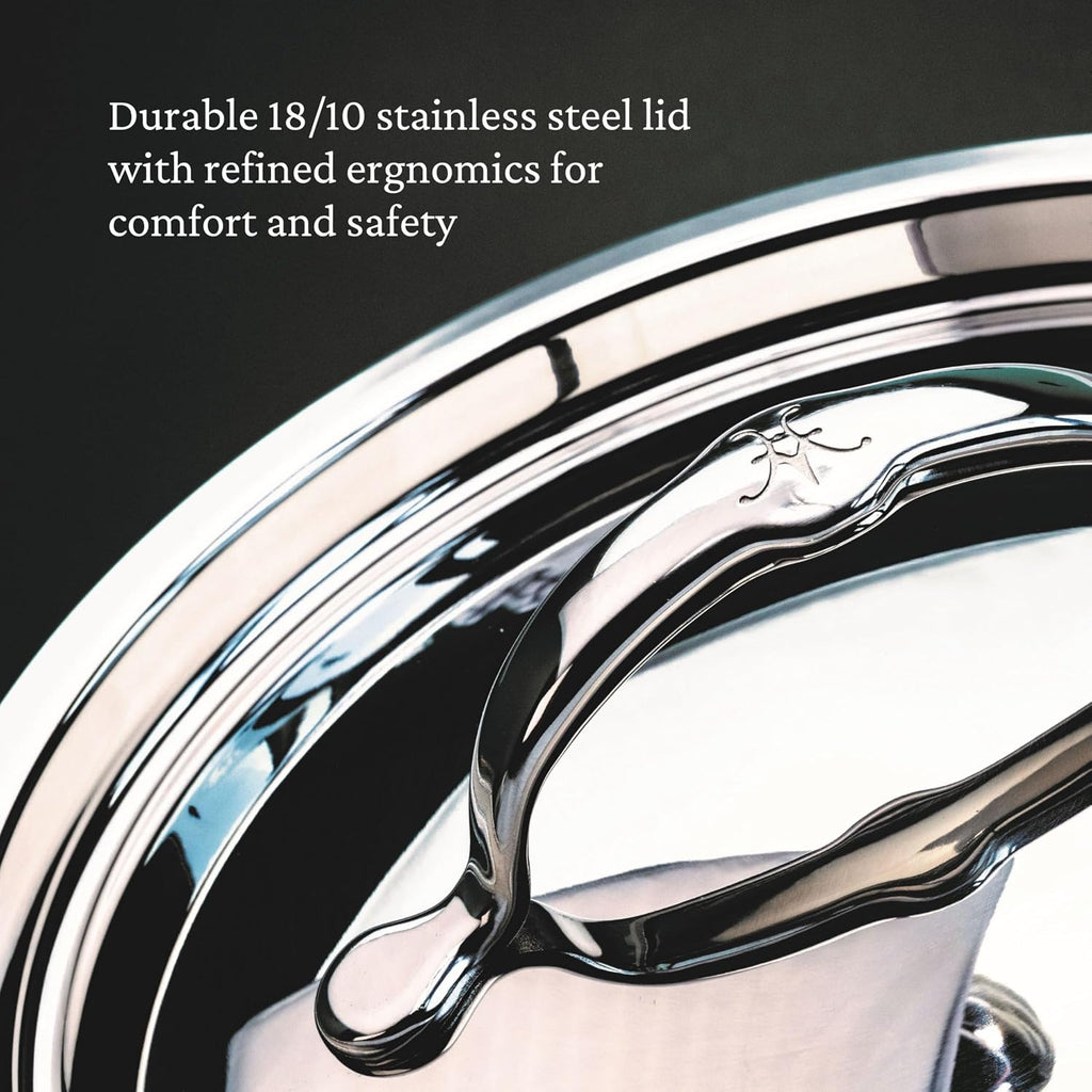 Hestan - ProBond Collection - Professional Clad Stainless Steel Sauce Pan, Induction Cooktop Compatible, 1.5 Quart