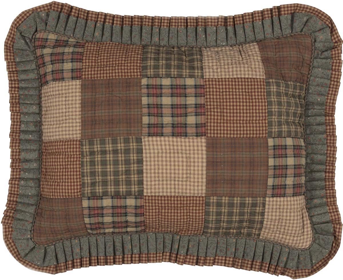 VHC Brands Crosswoods 3 Piece Quilt Set (1 Twin Quilt, 2 Standard Shams)