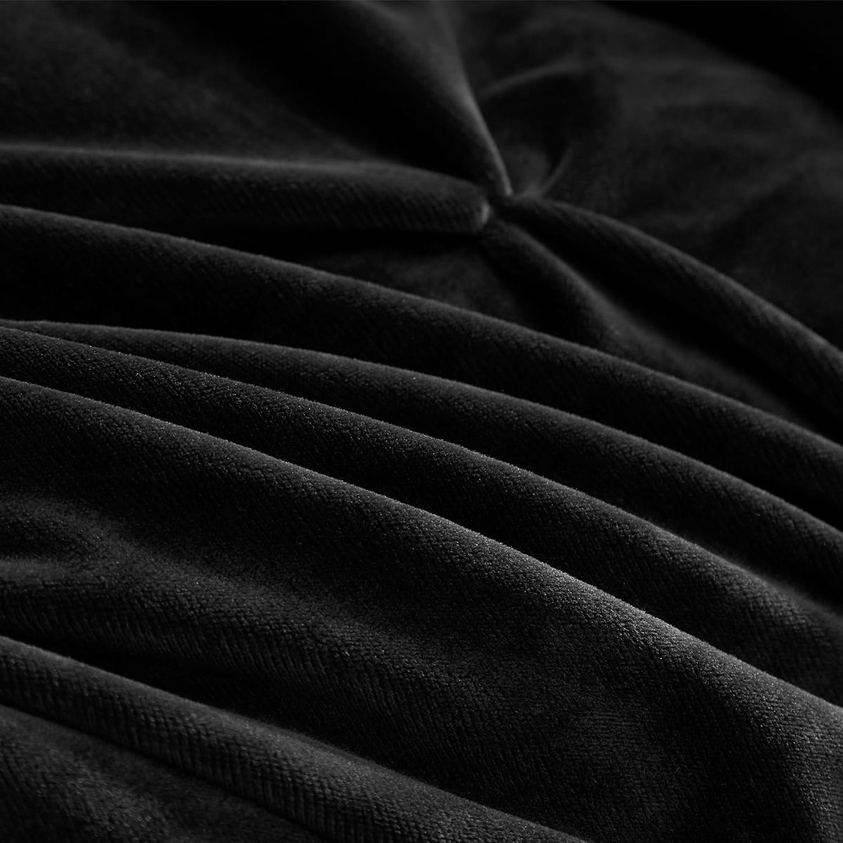 Juicy Couture Kiss Pleat Plush Micromink Black King Comforter Set - Cozy 3 Piece Bedding Ensemble