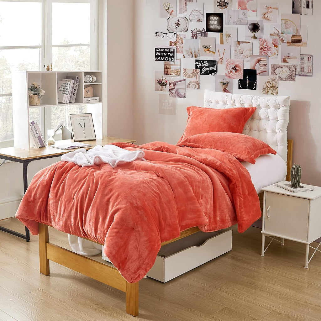 Byourbed The Original Plush - Coma Inducer® Twin XL Comforter - Living Coral