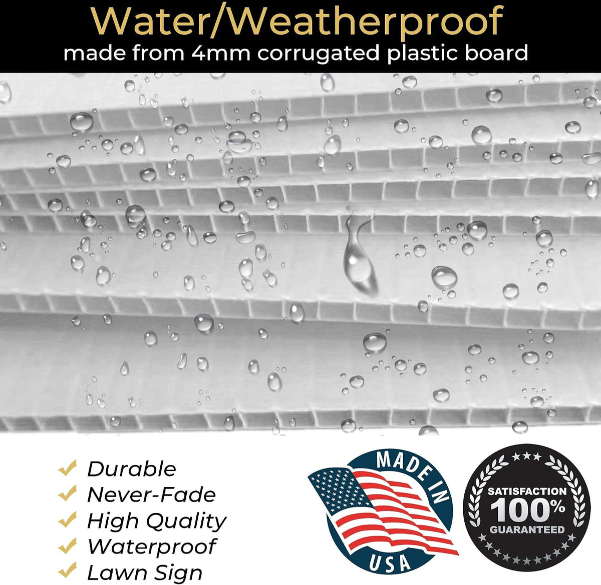 Support The Police Yard Sign | Support The Blue Yard Sign | Back The Blue Yard Sign | Police Lives Matter Yard Sign | 24' x 18' Corrugated Plastic Yard Signs with H Stakes | Double Sided (10)