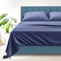 100% Egyptian Cotton Sheets Queen Size Bed Set - Luxury 1500 Series Prestige Collection Queen Sheet Set (4 PC, Navy Blue), 17' Deep Pocket, Silky Soft, Cooling, Sateen Weave Bedding