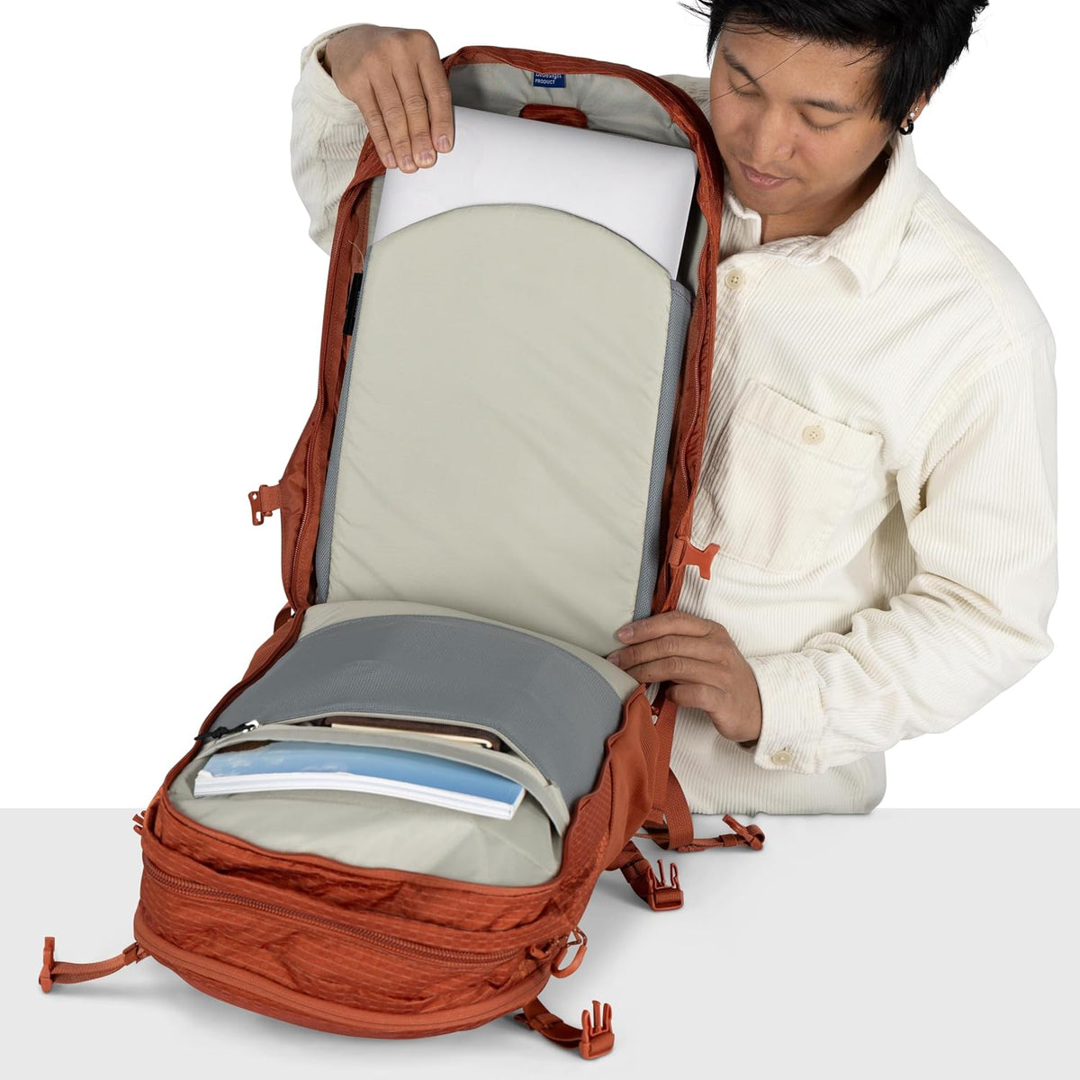 Osprey Nebula Commuter Backpack - Everyday Bag with Laptop Sleeve and Bottle Pockets, Graphite Purple Heather