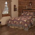 VHC Brands Millsboro 3 Piece Quilt Set (1 Twin Quilt, 2 Standard Shams)